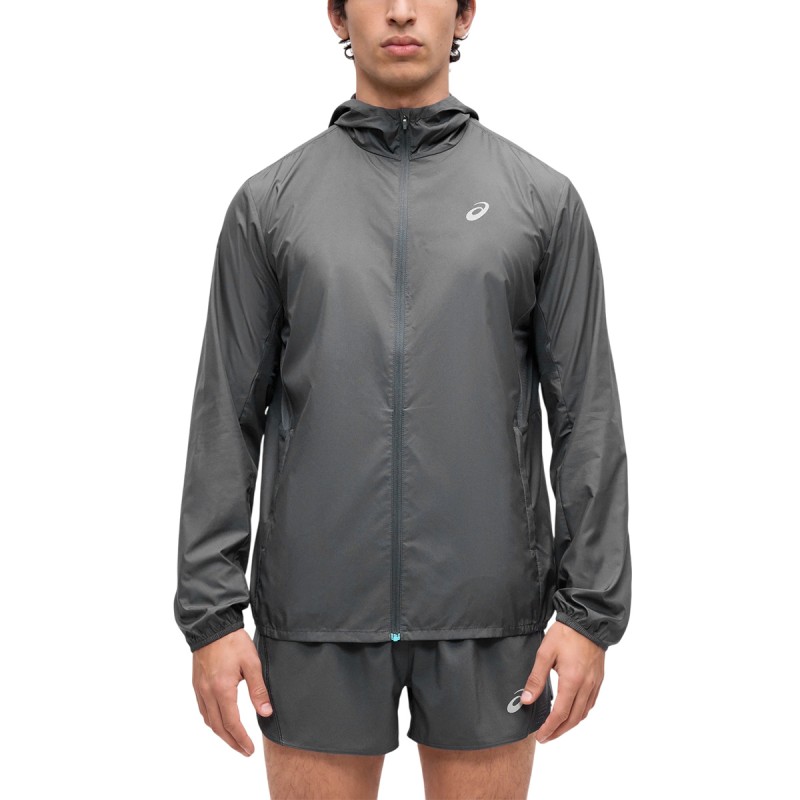 Asics Cortavientos Running Asics Core Gris Carrier Grey Hombre