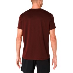 Asics Camiseta Running Asics Core Rojo Singed Red Hombre