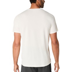 Asics Camiseta Running Asics Core Crema Cream Hombre