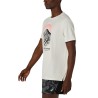 Asics Camiseta Running Fujitrail Logo Crema Cream Hombre