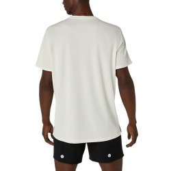 Asics Camiseta Running Fujitrail Logo Crema Cream Hombre