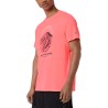 Asics Camiseta Running Fujitrail Logo Rosa Coral Fosforito Sun Coral Hombre