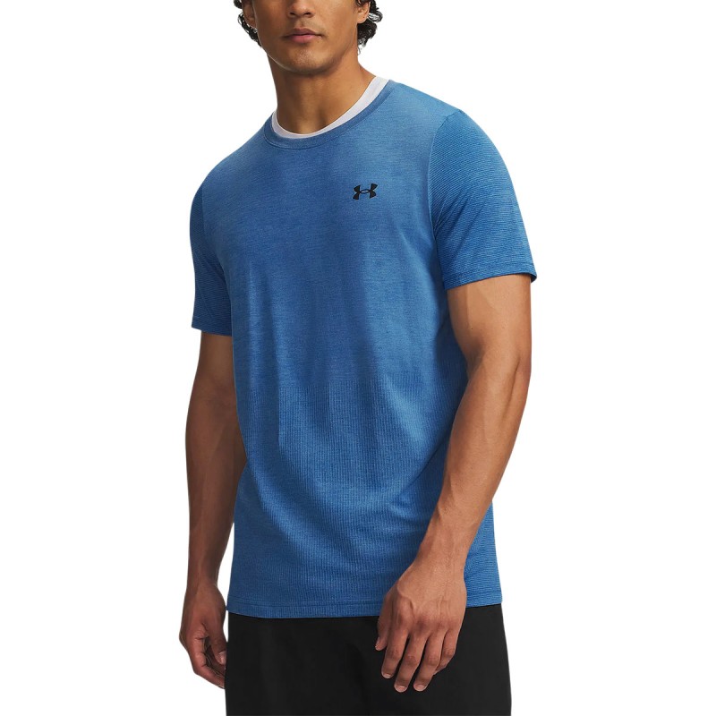 Under Armour Camiseta UA Vanish Seamless Azul Negro Hombre