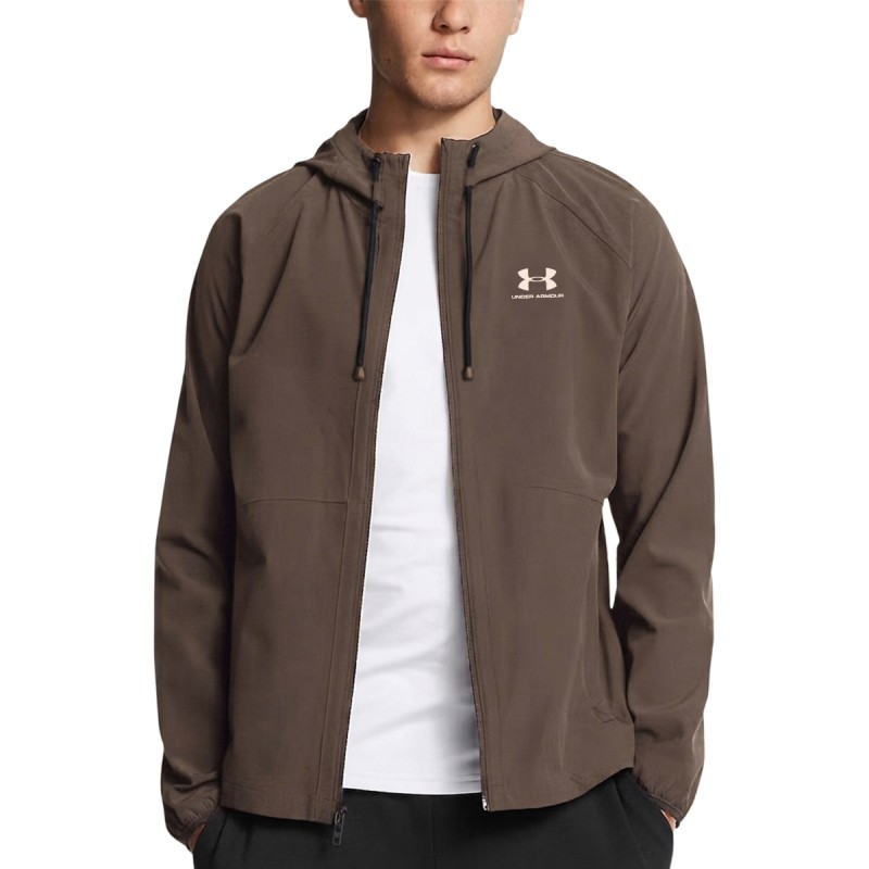 Under Armour Chaqueta Vibe Woven Marrón Hombre