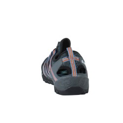 Hi-Tec Sandalia Anfibias Pampa Negro Naranja Azul Charcoal Powder Blue Hombre