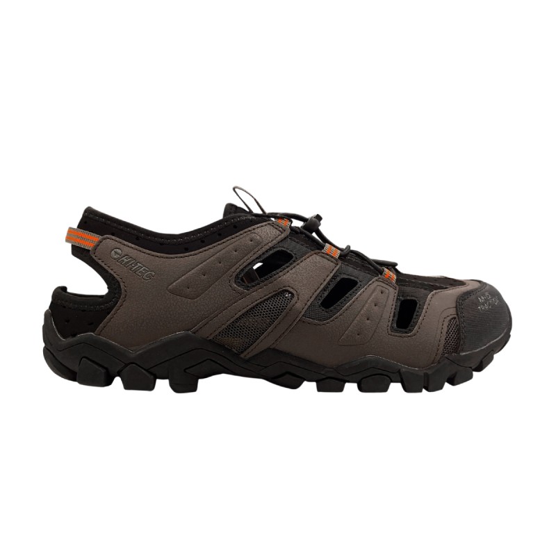 Hi-Tec Sandalia Anfibias Millares Marrón Negro Naranja Chocolate Desert Hombre