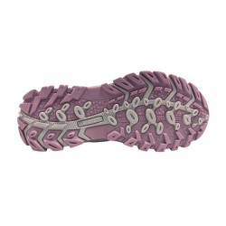Hi-Tec Zapatilla Trekking Voyager 2 WP Azul Rosa FlintStone Elderberry Glacier Grey Mujer