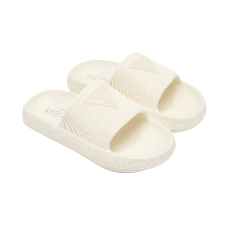 Guess Sandalia Rubberlippers Crudo Mujer