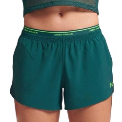 Under Armour Short Running Vanish Woven 3in Verde Green Mujer