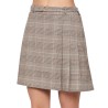 Guess Mini Falda Geraldine Mini Skirt Marrón Beige Mujer