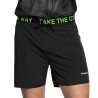 Trangoworld Pantalón Corto Running Servoz Negro Verde Caviar Jasmine Green Hombre