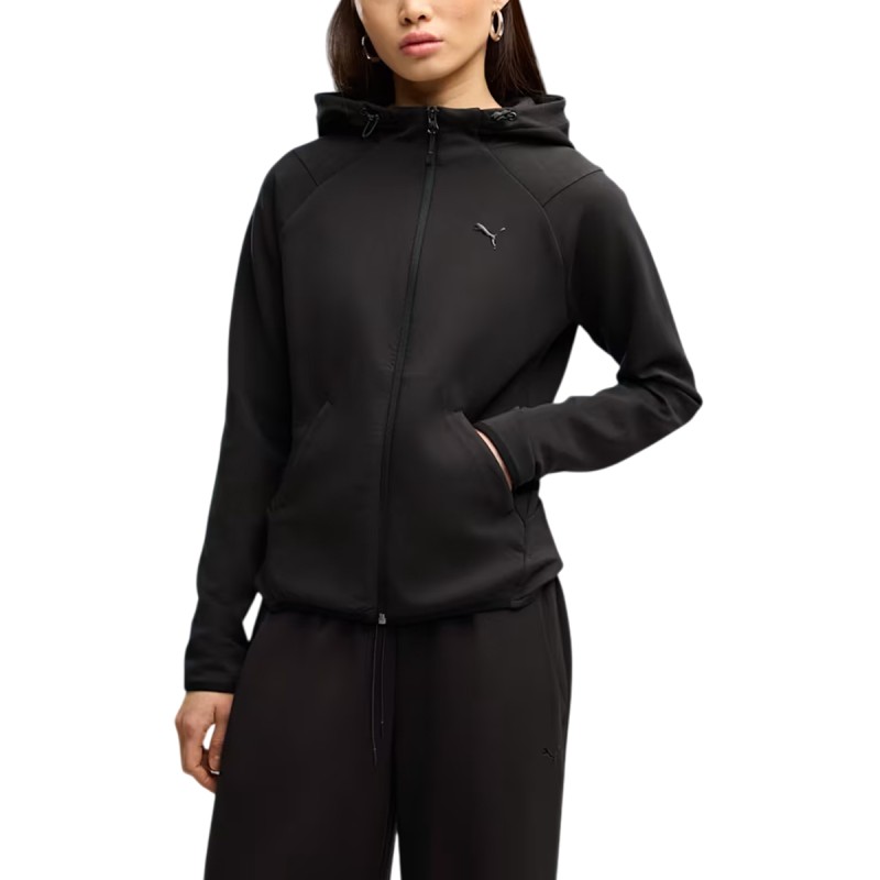 Puma Chaqueta Chándal Pumatech Sense Negro Black Mujer