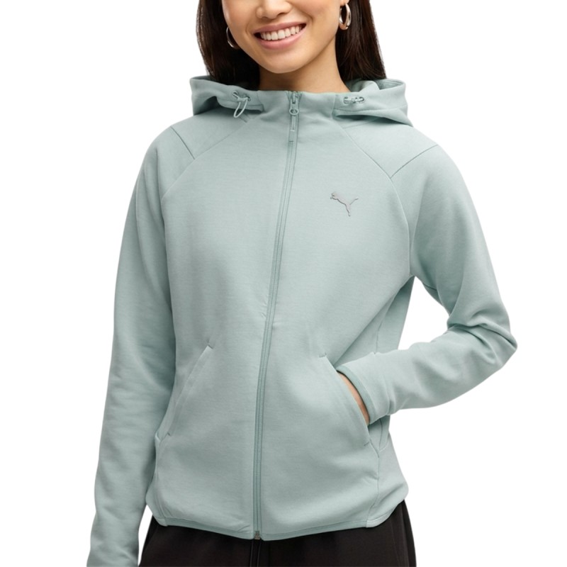 Puma Chaqueta Chándal Pumatech Sense Verde Menta Créme De Mint Mujer