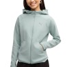 Puma Chaqueta Chándal Pumatech Sense Verde Menta Créme De Mint Mujer