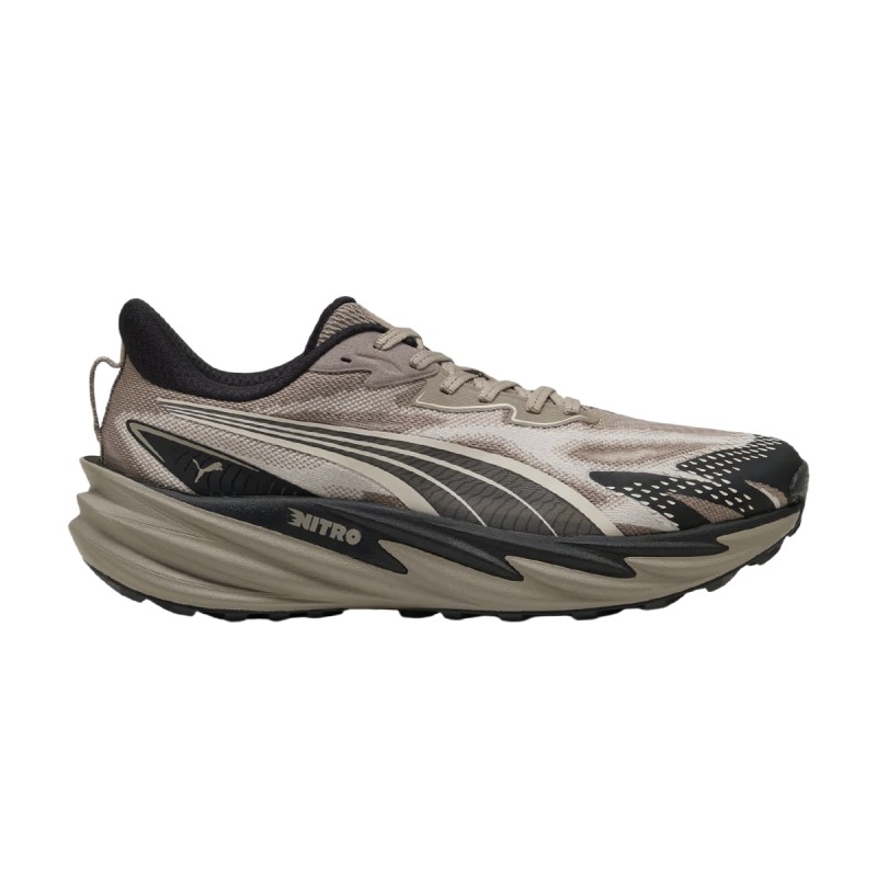 Puma Zapatilla Trail Running Velocity Nitro Trail Taupe Mause Gris Negro Hombre