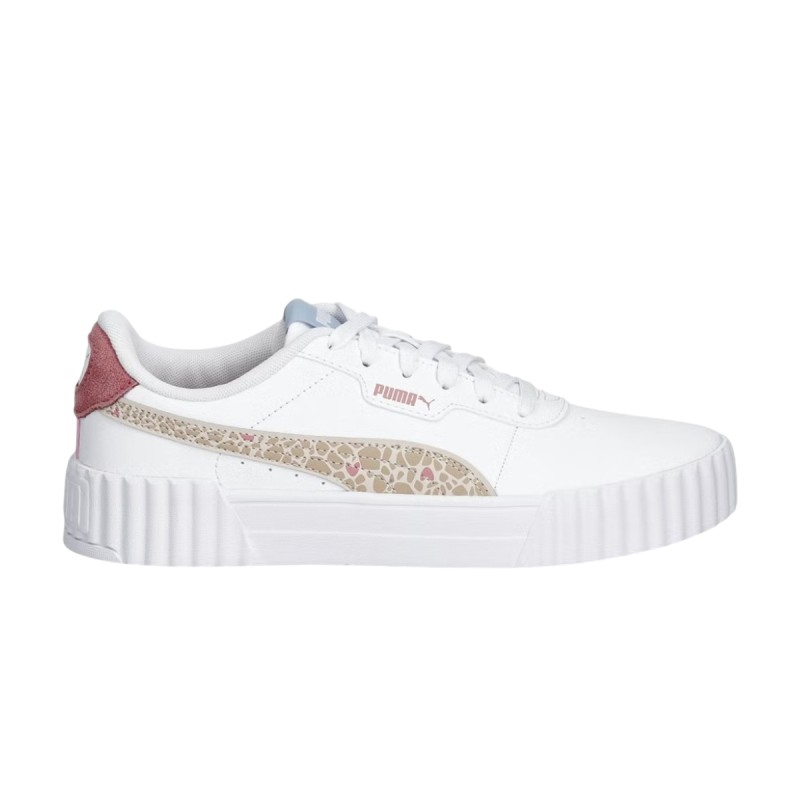 Puma Zapatilla Casual Carina 3.0 Winter Safari Jr Blanco White Niño