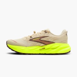 Brooks Zapatilla Trail Running Range Beige Amarillo Sand Nightlife Mujer