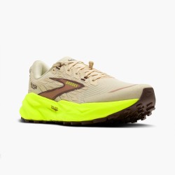 Brooks Zapatilla Trail Running Range Beige Amarillo Sand Nightlife Mujer