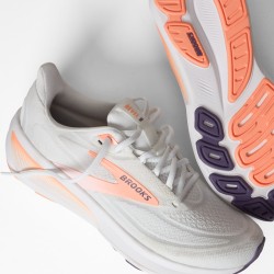 Brooks Zapatilla Running Revel 9 Blanco Roto Rosa White Purple Mujer
