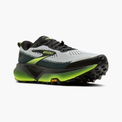 Brooks Zapatilla Trail Running Cascadia 20 Gris Verde Amarillo Grey Black Hombre