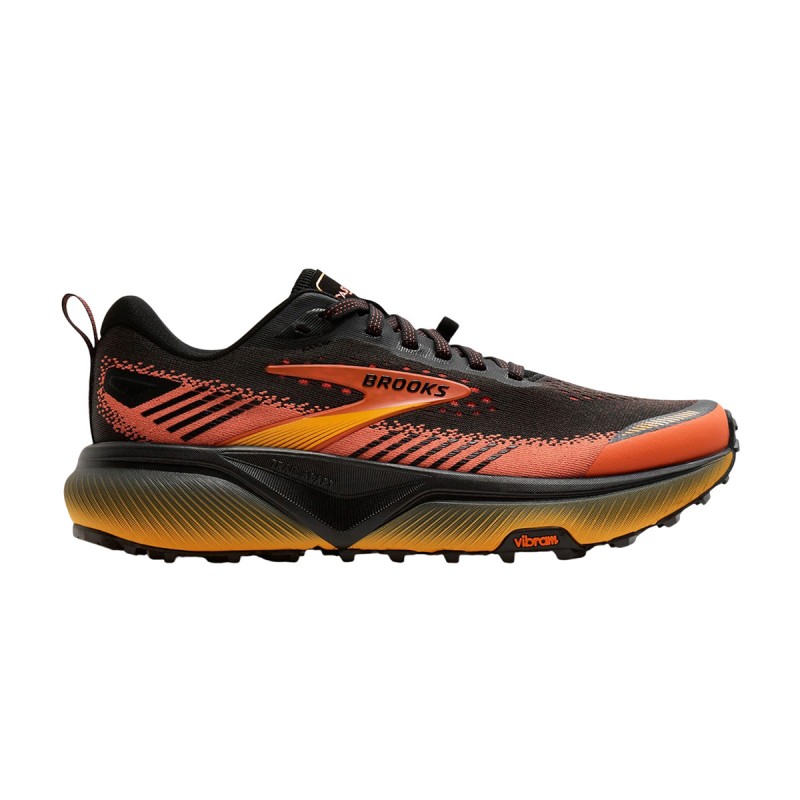 Brooks Zapatilla Trail Running Cascadia 20 Marrón Naranja Black Tigerlily Orange Hombre