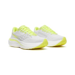 Saucony Zapatilla Running Ride 19 Blanco Amarillo White Tart Mujer