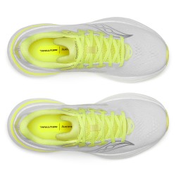 Saucony Zapatilla Running Ride 19 Blanco Amarillo White Tart Mujer