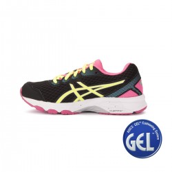 Asics GT-1000 5 GS Black Safety Yellow Pink Glow