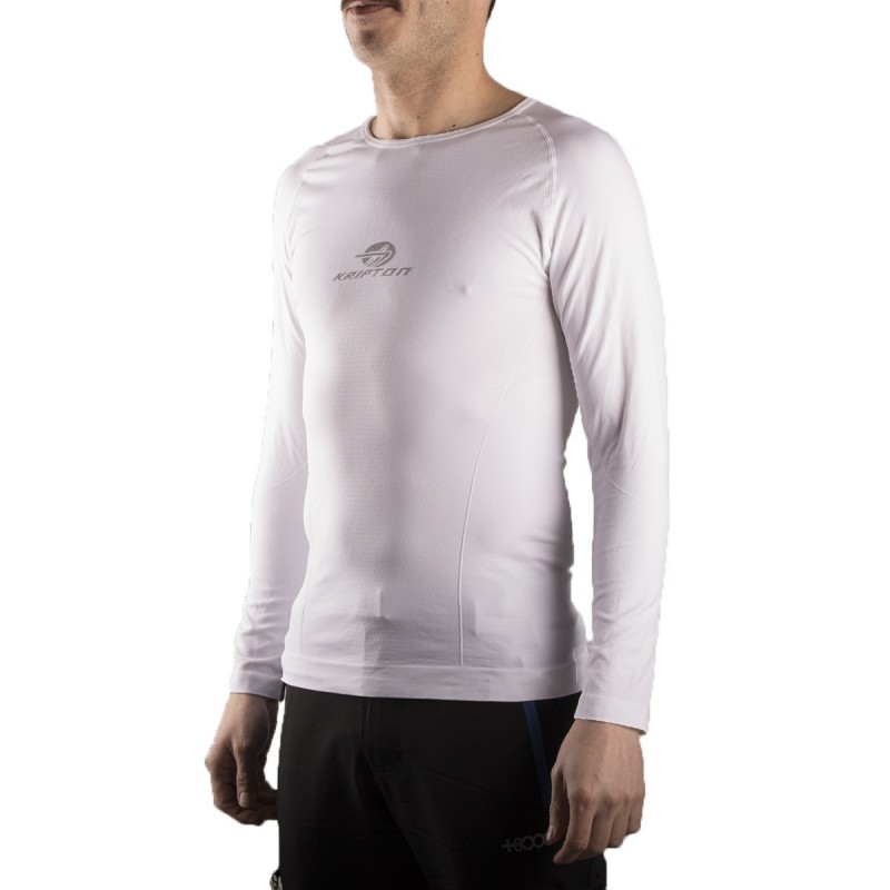Kripton camiseta térmica Pyros Blanco Hombre