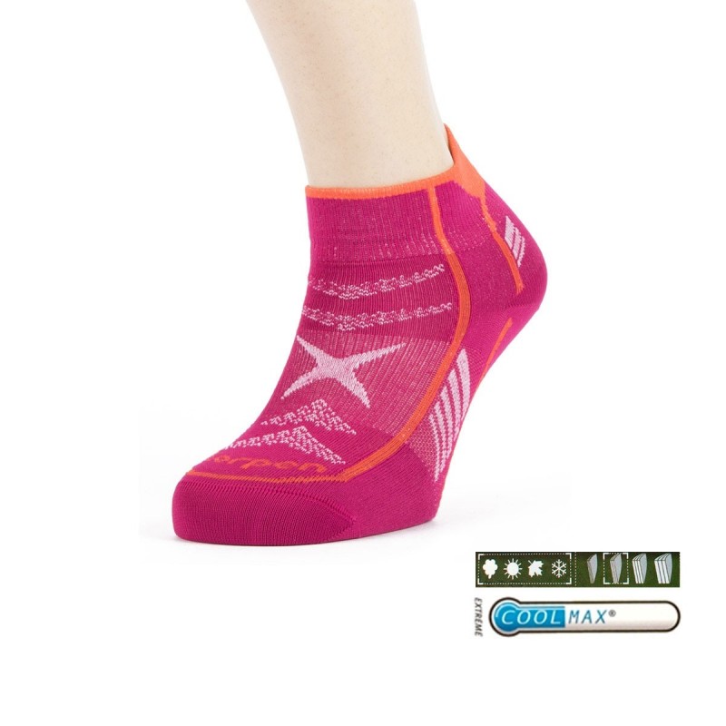 Lorpen Calcetín T3 Ultratrail Running Padded Berry