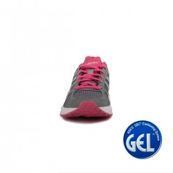 Asics Gel Contend 4 Stone Grey Pink Gris Rosa Mujer