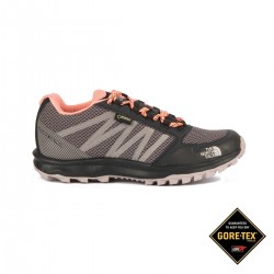 The North Face Litewave Fastpack GTX Gris Rosa Gore-tex Mujer
