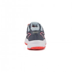 Saucony Grid Cohesion 11 Grey Viz Red Gris Coral Mujer
