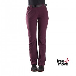 Trangoworld Pantalón Wifa SK 0Y0 Ciruela Mujer