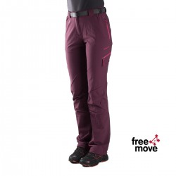 Trangoworld Pantalón Wifa SK 0Y0 Ciruela Mujer