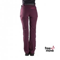 Trangoworld Pantalón Wifa SK 0Y0 Ciruela Mujer