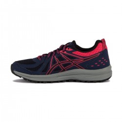 Asics Frequent Trail Peacoat Pixel Pink Azul Rosa Mujer