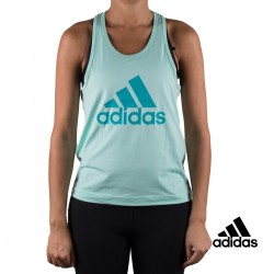 Adidas Camiseta tirantes D2M Logo Tank Menta Mujer