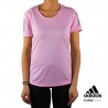 Adidas camiseta Own the Run Tee rosa mujer