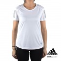 Adidas camiseta Own the Run Tee blanco mujer