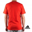 Adidas Camiseta Essentials 3 Stripes T-Shirt Rojo Hombre
