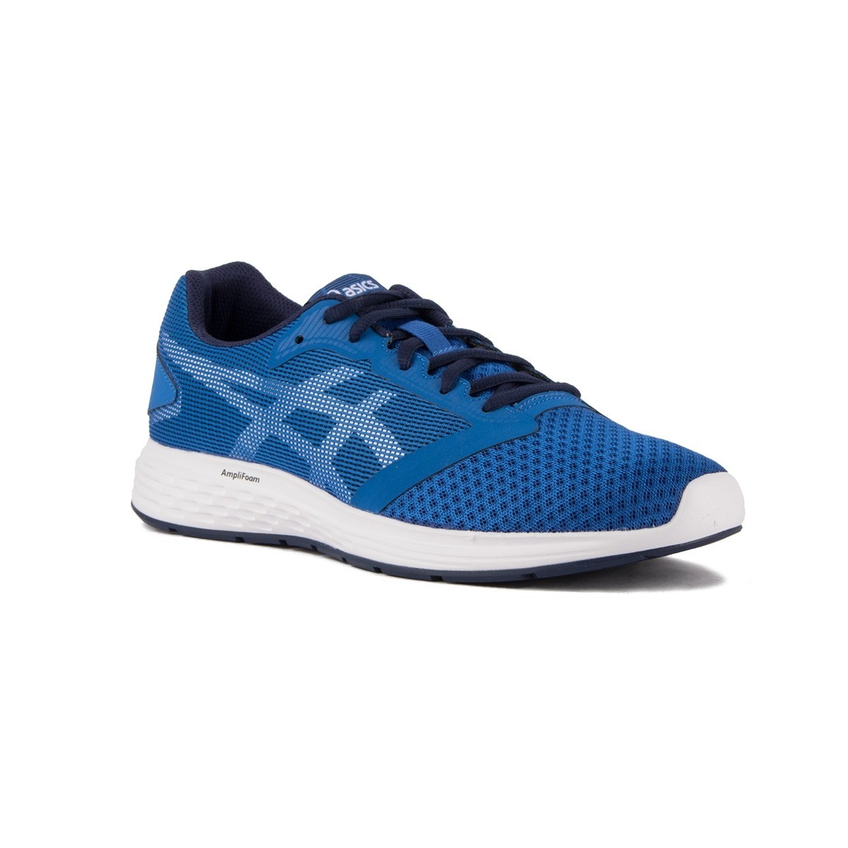 lucha Londres equipaje Asics Patriot 10 Imperial White Azul Hombre