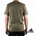 Adidas Camiseta Essentials Linear T-shirt Verde Kaki Hombre
