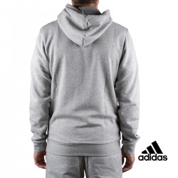 Adidas sudadera Essentials 3 Stripes Pullover Fleece Gris hombre