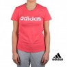 Adidas Camiseta Essentials Linear Slim Tee Coral Mujer