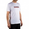 Salomon camiseta Agile Graphic Tee M Blanco Running Hombre