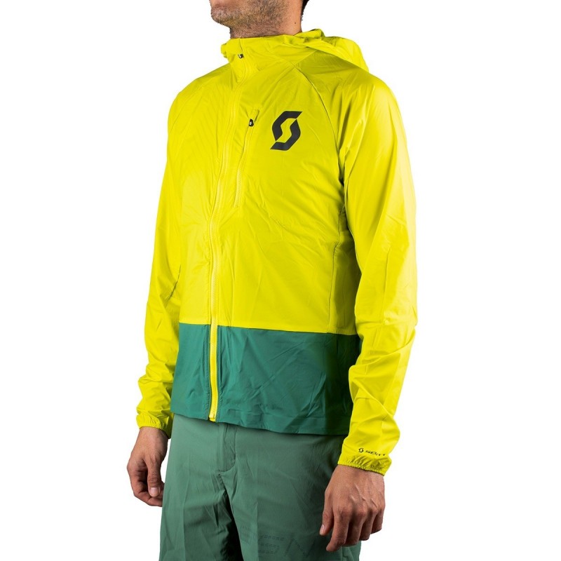 Scott Chaqueta Kinabalu Run Amarilla Verde Hombre