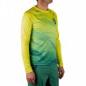 Scott Camiseta Manga Larga Kinabalu Run Amarilla Verde Hombre