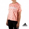Adidas Camiseta W Core Fav T Coral Mujer