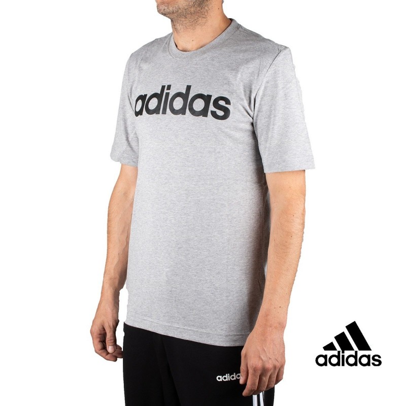 Adidas Camiseta Essentials Gris Hombre
